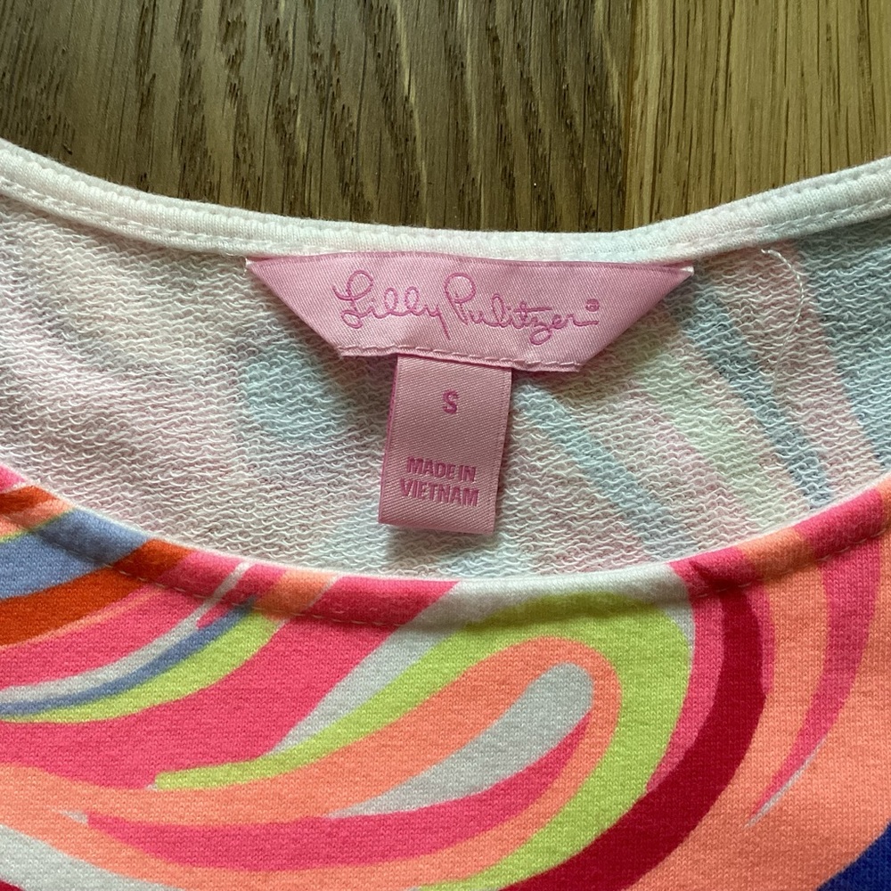Lilly Pulitzer Whiting Shift Dress Multi Reef Retreat - Picture 3 of 8